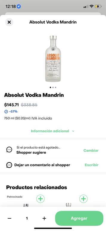 Rappi: Absolut Vodka en la Europea