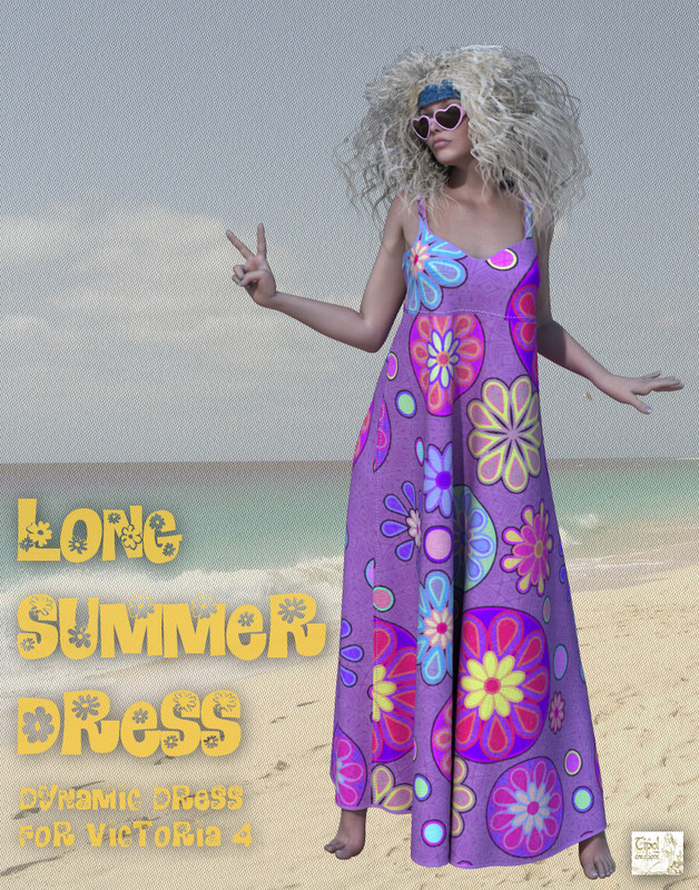 Long Summer Dress for V4