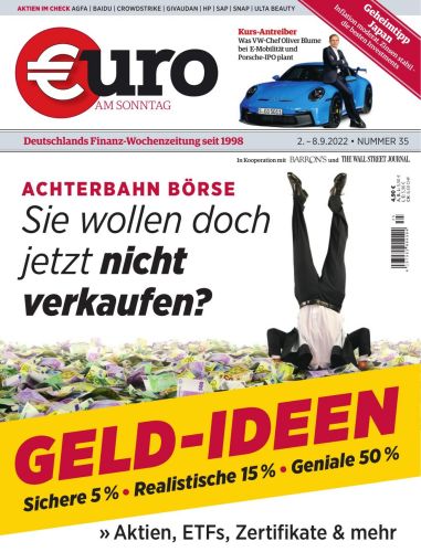 Cover: Euro am Sonntag Finanzmagazin No 35 vom 02 September 2022 Cover: Euro am Sonntag Finanzmagazin No 35 vom 02 September 2022