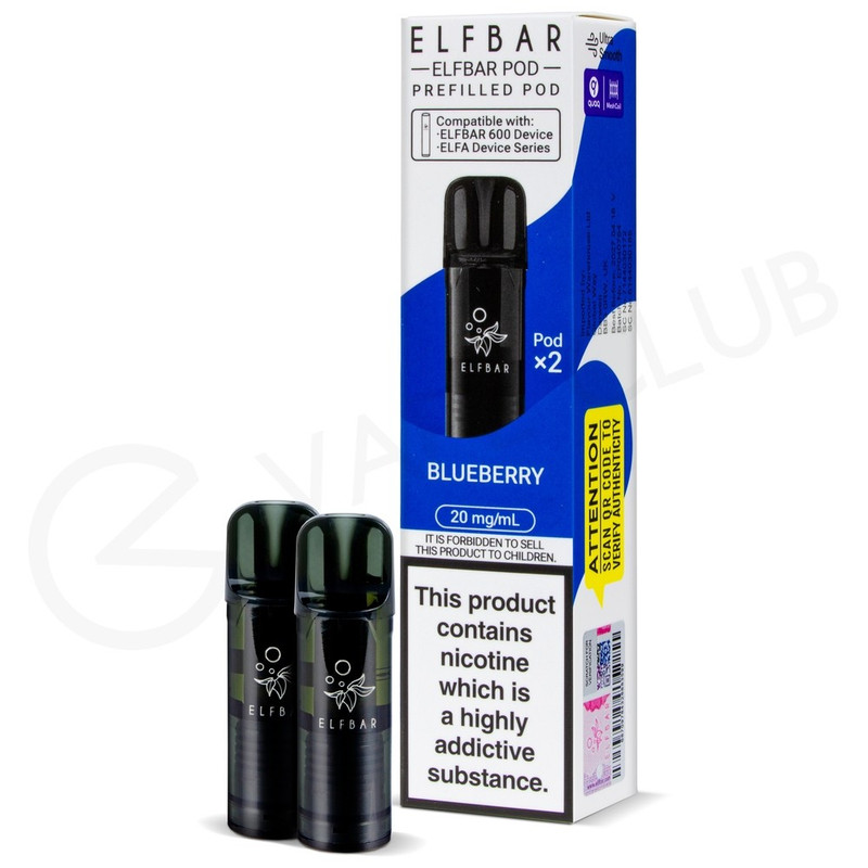 Elf Bar 600 Blueberry Disposable Pod