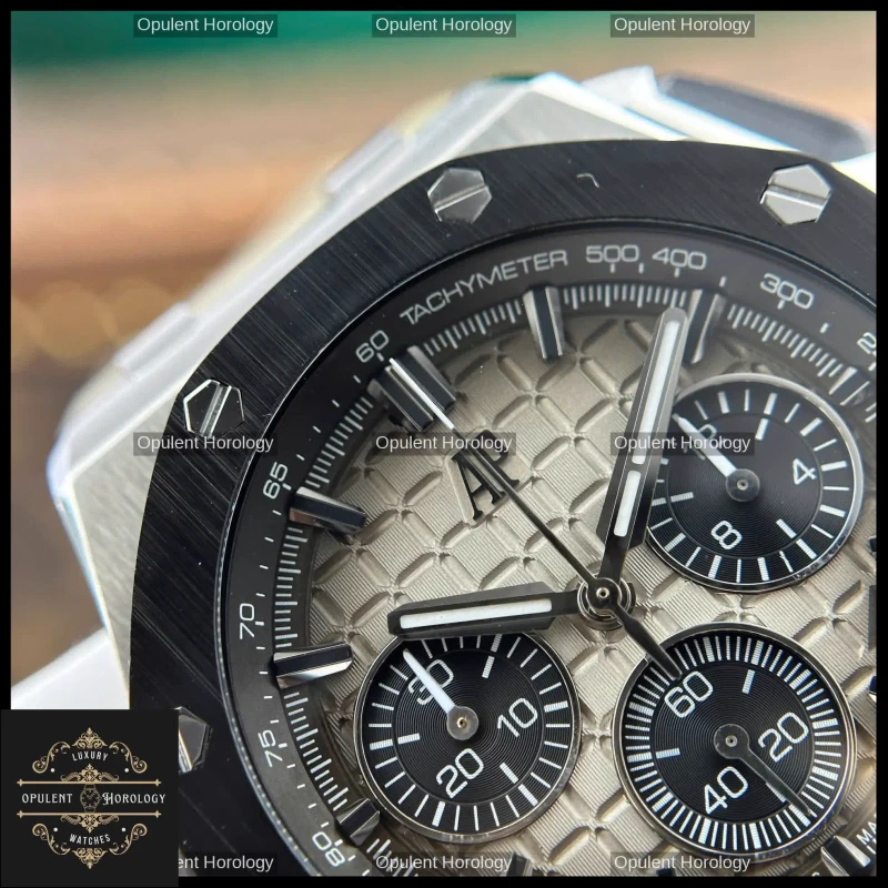 Audemars Piguet Royal Oak Offshore Chronograph 26420 43mm Gray Dial Automatic Caliber 4401 - Super Clone - Super Clone
