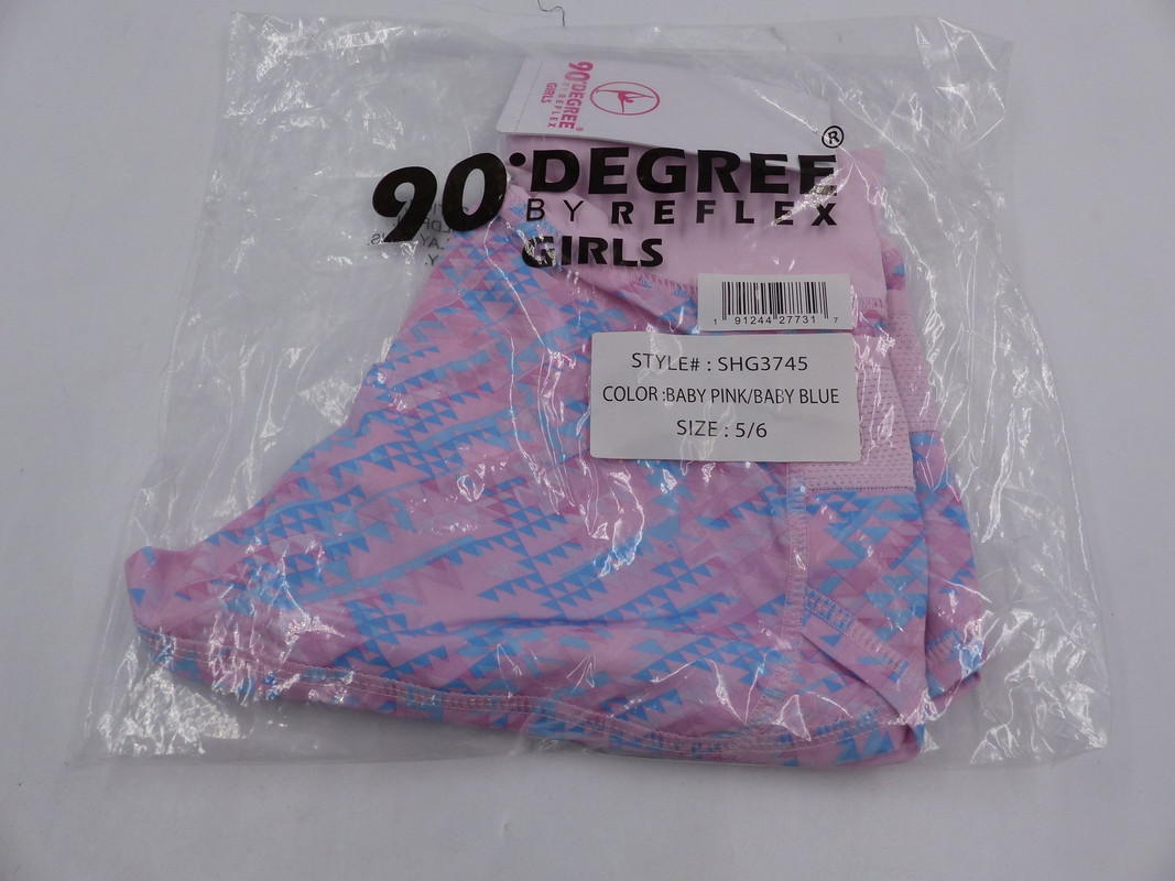 90 DEGREE BY REFLEX PINK/BLUE ATHLETIC SHORTS WMS 5/6 SHG3745