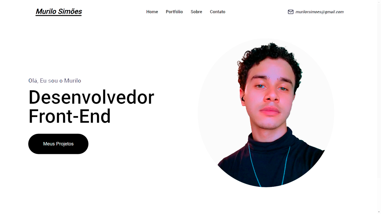 Site Pessoal e Portfólio