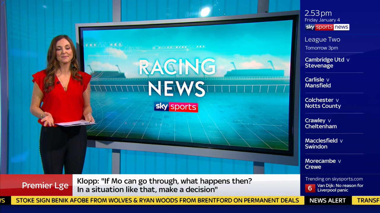 04 January - 14.00.00 - Football Centre. Catch up on all the lat