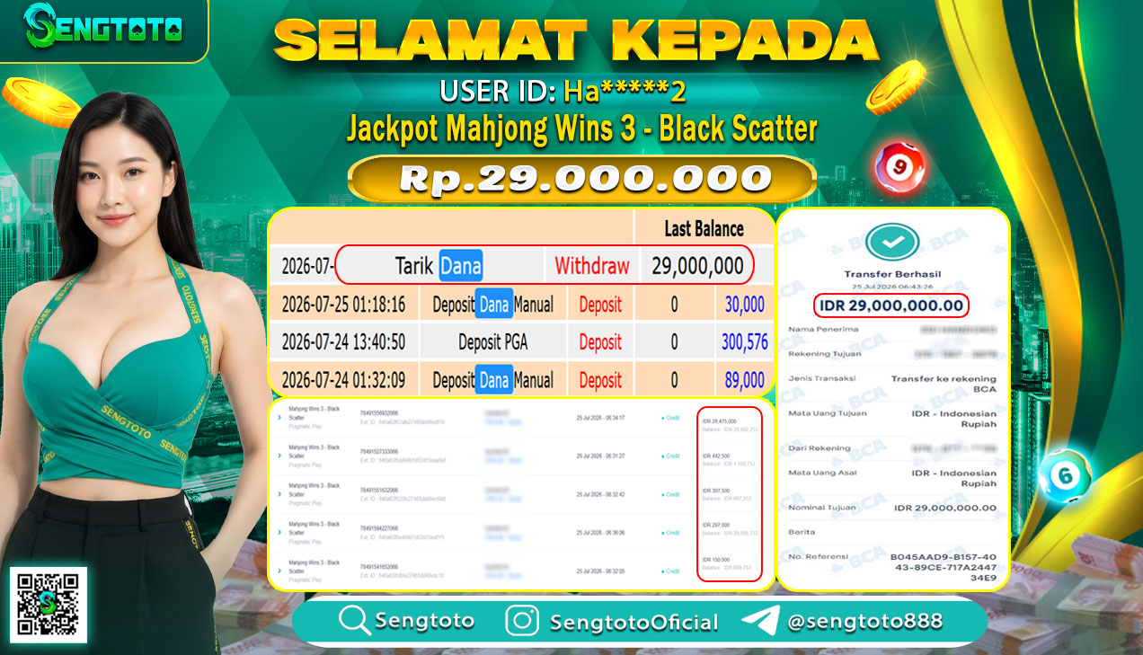 BUKTI PEMBAYARAN SLOT MAHJONG WINS 3-BLACK SCATTER