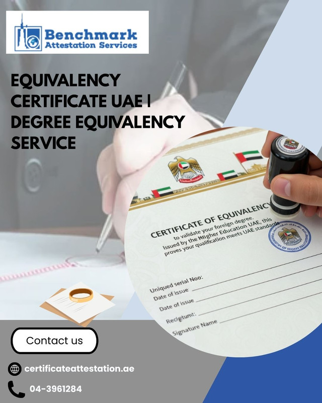 Equivalency Certificate UAE Degree Equivalency Service