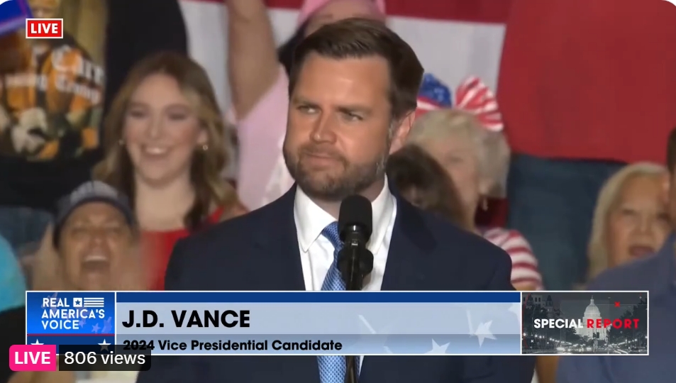 LIVE:Vice Presidential Nominee, Senator JD Vance to Hold a Rallies in ...
