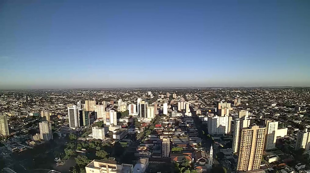 Campo Grande nesta manhã de quinta-feira