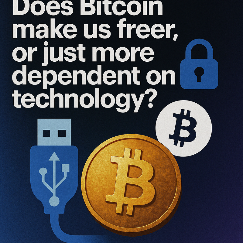 Does Bitcoin make us freer, or just more dependent on technology?