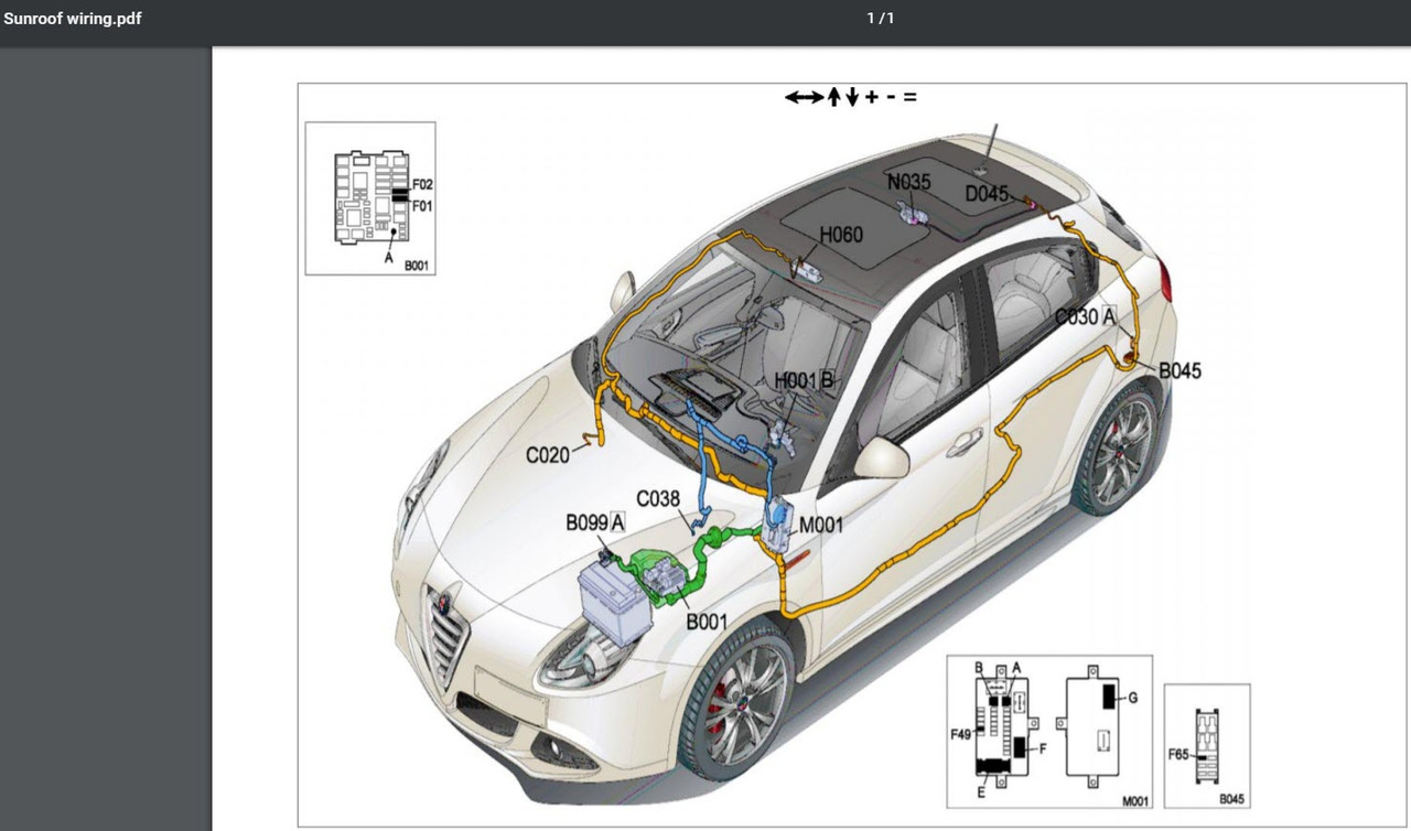 sunroof wiring — Postimages