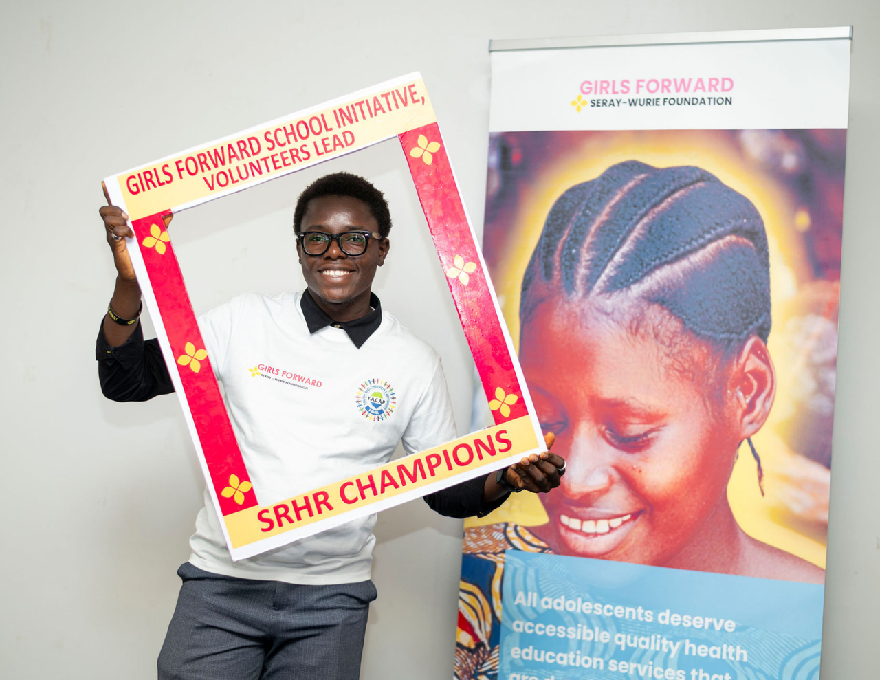 Students engaging during a health training campaign