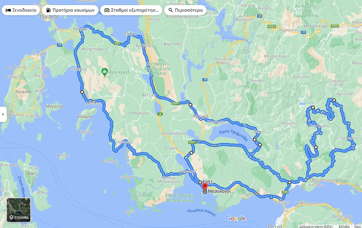 2021 Διακοπές στο Μεσολόγγι και το νομό Αιτωλοακαρνανίας