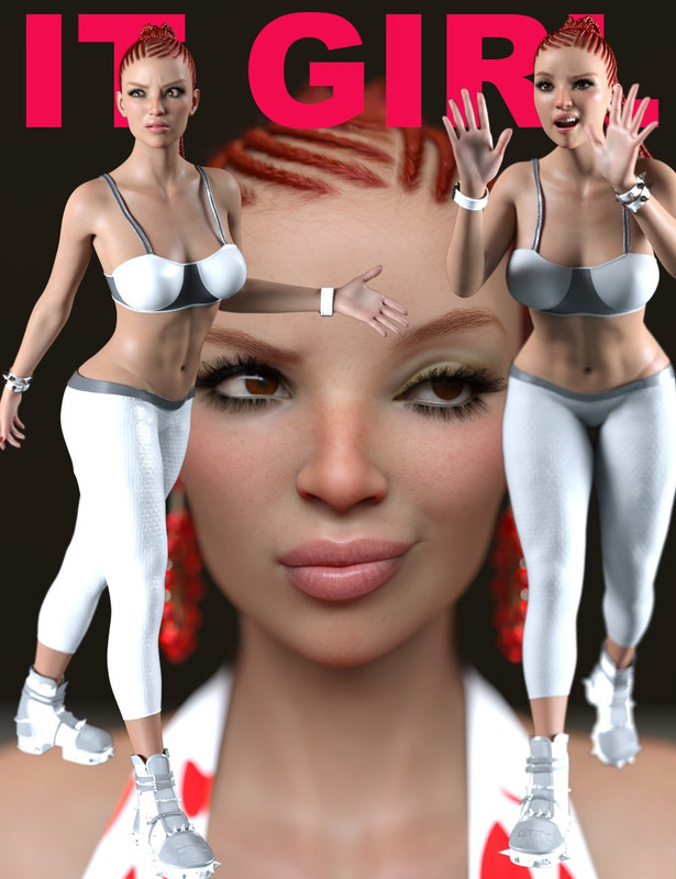 It Girl Poses and Expressions for Genesis 8.1 Females It Girl Poses and Expressions for Genesis 8.1 Females