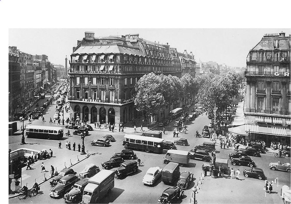 place de l'Opéra en 1950