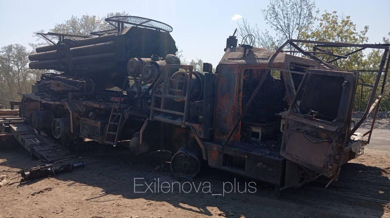 1031 9P140-1 combat vehicle (for 9K57-1 'Uragan-1') destr 22 08 25