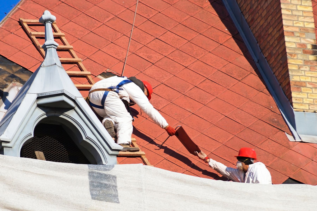 Slate Roof Installation