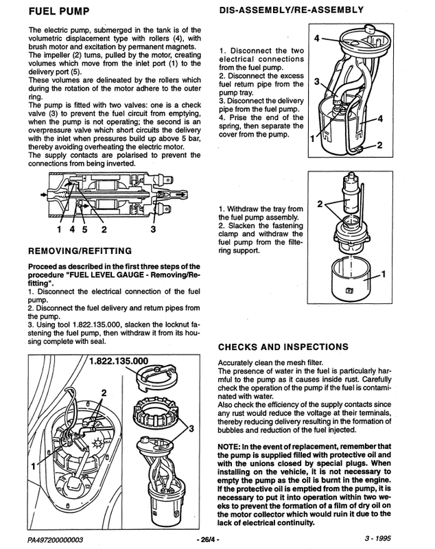 Fuel pump V6