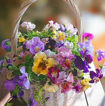 Spring-Flowers-Basket