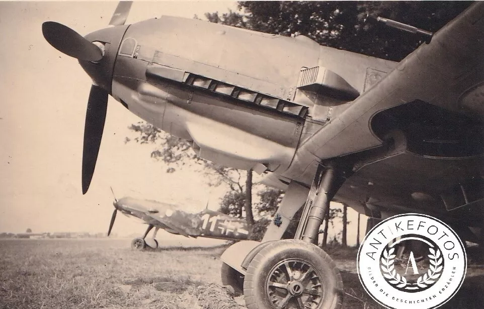 Foto,Me 109,JG 26,Kennung,Wappen,Schlageter,Jäger,Flugzeug,Kanal,Staffel,Tarnung (3)