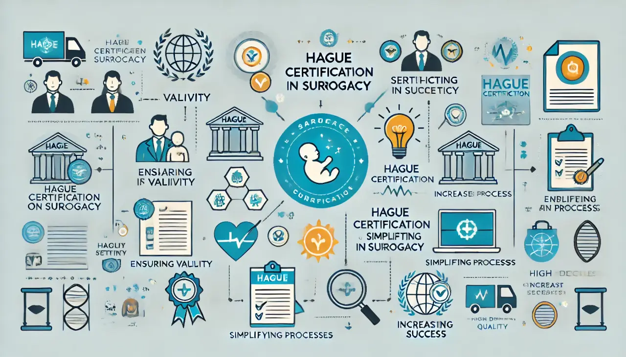 Key takeaways of Hague Certification in surrogacy: ensuring validity, simplifying processes, and increasing success.