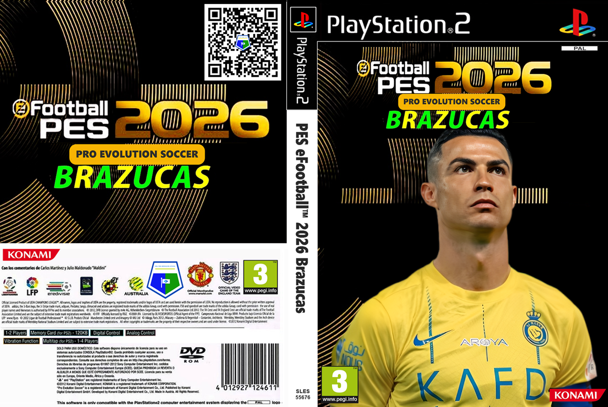 PES Efootball Brazucas 2026 v.1 (AGOSTO) 2025