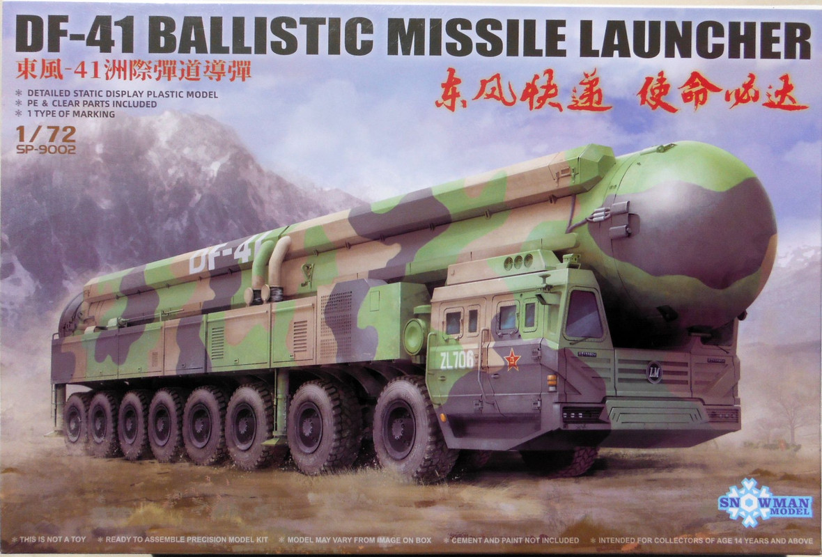 Snowman 72 DF-41 Ballistic Missile Launcher (SP-9002)