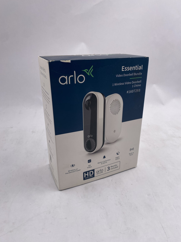 ARLO AVD2001 WIRELESS VIDEO DOORBELL & CHIME 2 BUNDLE