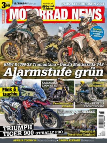 Cover: Motorrad News Magazin Februar No 02 2024