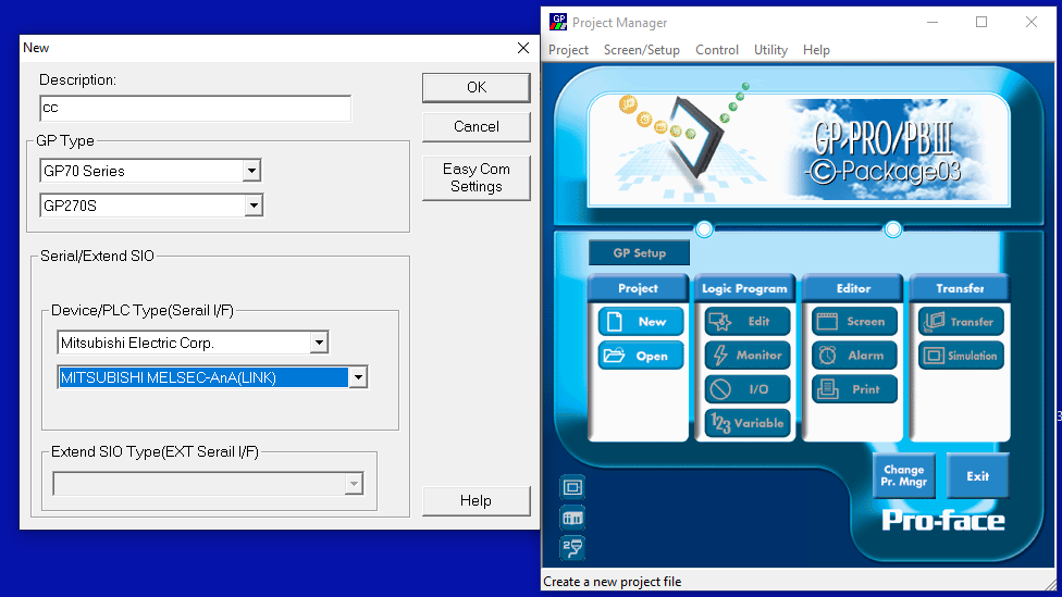 GP PRO PB/III PROFACE DOWNLOAD Proface GP-Pro EX Ver. 4.08