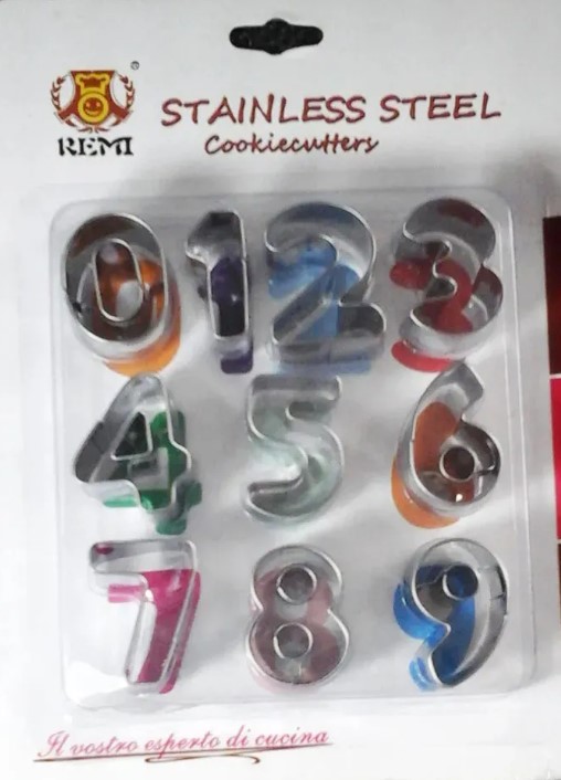 cortador de numeros para fondant numeros para decorar muffin cupcakes