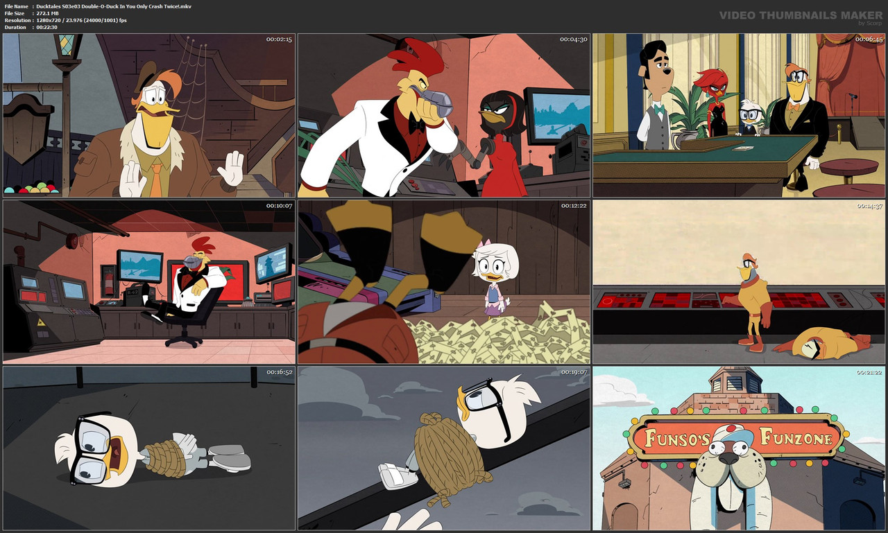 Ducktales S03e03 Double-O-Duck In You Only Crash Twice!.mkv