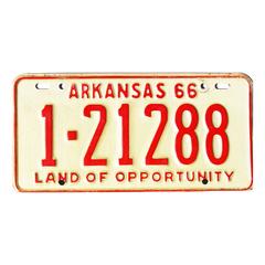 1966 arkansas license plate for sale 121288