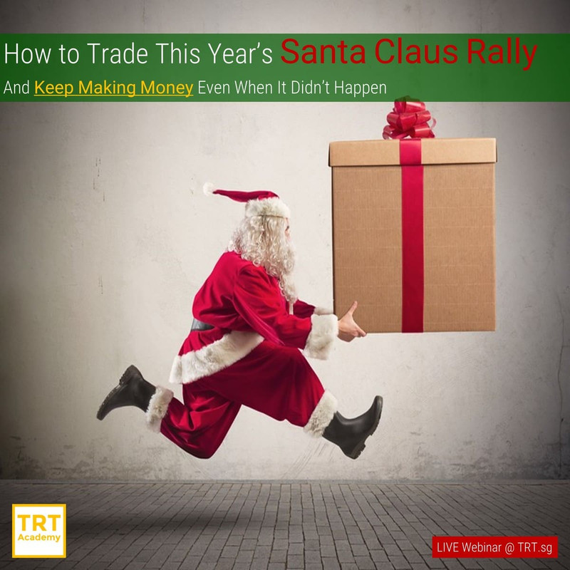 19 December – [LIVE Webinar @ TRT.sg]  How to This Year’s Trade Santa Claus Rally