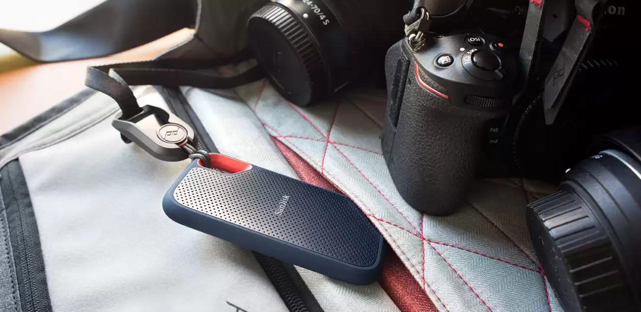 Disco Duro SSD Portátil SanDisk Extreme de 2 TB.