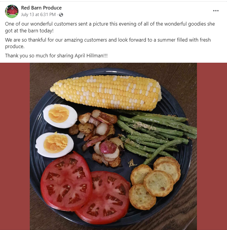 Red Barn Produce New Boston Illinois