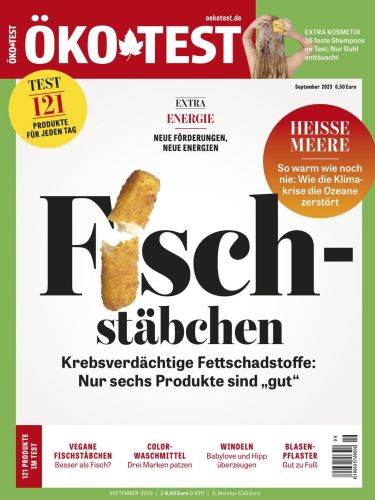 Cover: Öko-Test Magazin No 09 September 2023