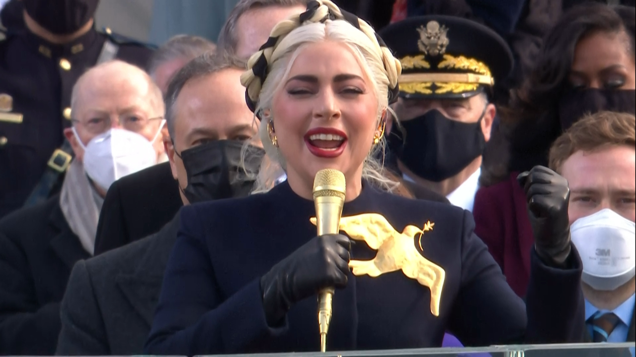 Lady Gaga - The Star-Spangled Banner,Inauguration of Joe Biden,Jan 20, 2021(FEED-1080i-MPA2.0-@rt-v-