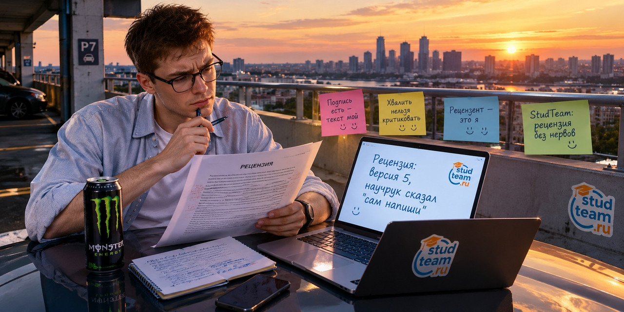 student sitting on an observation deck on a parking rooftop
