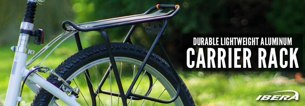 Ibera Bike Rear Rack Carrier Non-Disc Brake Mount Bike Cargo