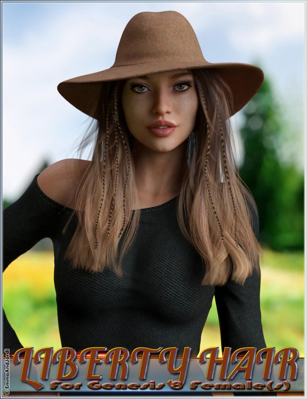 Liberty Hair For Genesis 8 Female(s) Liberty Hair For Genesis 8 Female(s)