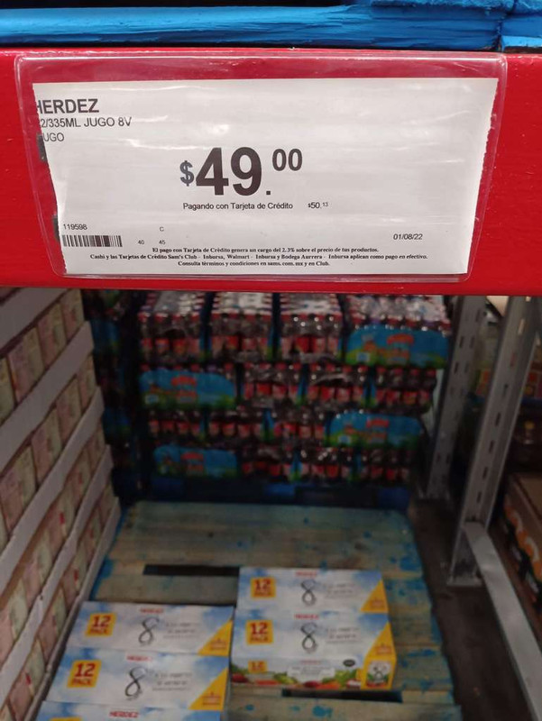 Sam's Club San Jerónimo CDMX: Jugo V8 12 pack 
