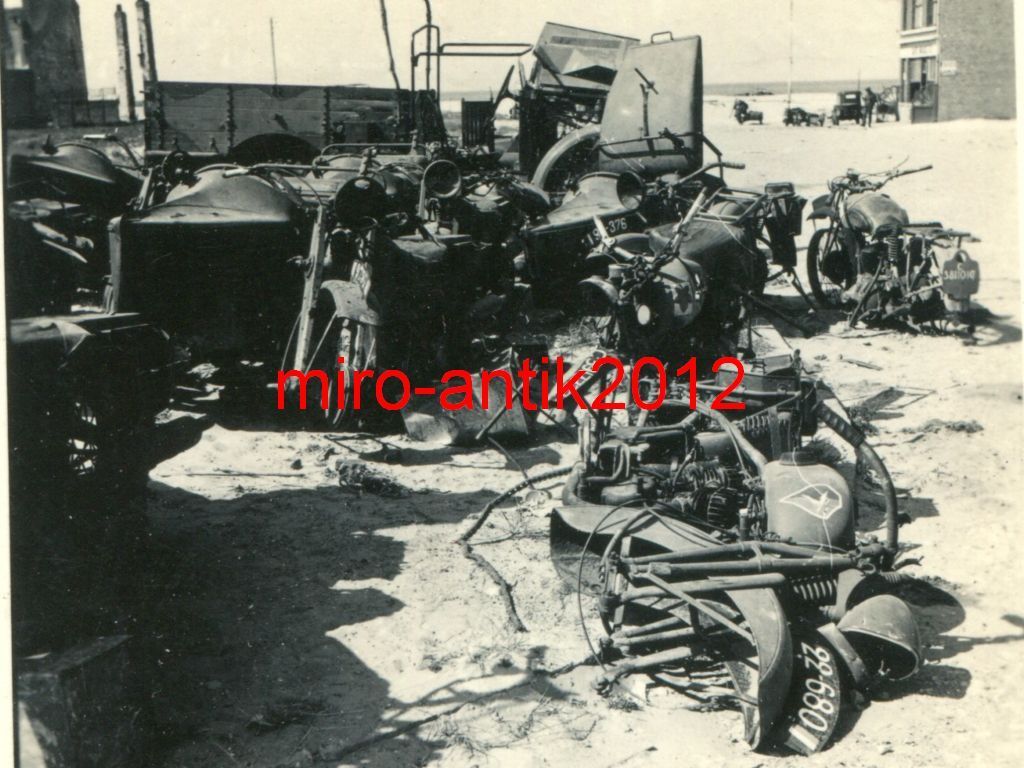 Wehrmacht, zerstörte feindliche Fahrzeuge, LKW, 