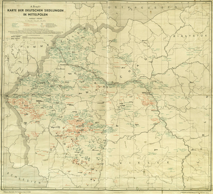 Karte der Deutschen 1938 - WA51 36277 PAND4627