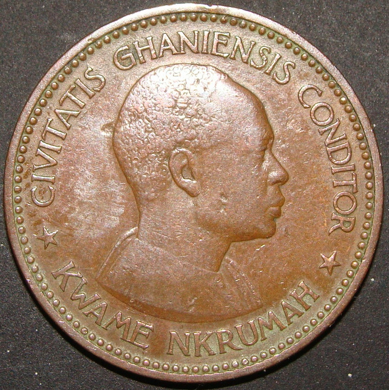 1 Penique. Ghana (1958) GHA-1-Penique-1958-anv