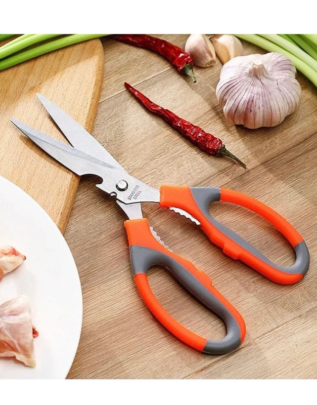 Multipurpose Stainless Steel Kitchen Shears – Cut Food & Herbs Fast