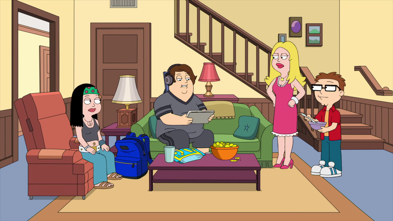 American Dad (2005) S17E13 Men II Boyz (1080p AMZN Webrip x265 10bit EAC3 5.1 - Goki)[TAoE].mkv