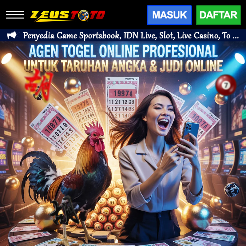ZEUSTOTO # Agen Togel Online Profesional untuk Taruhan Angka & Judi Online image 1