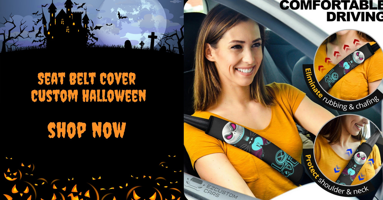 Seat Belt Covers Custom Halloween