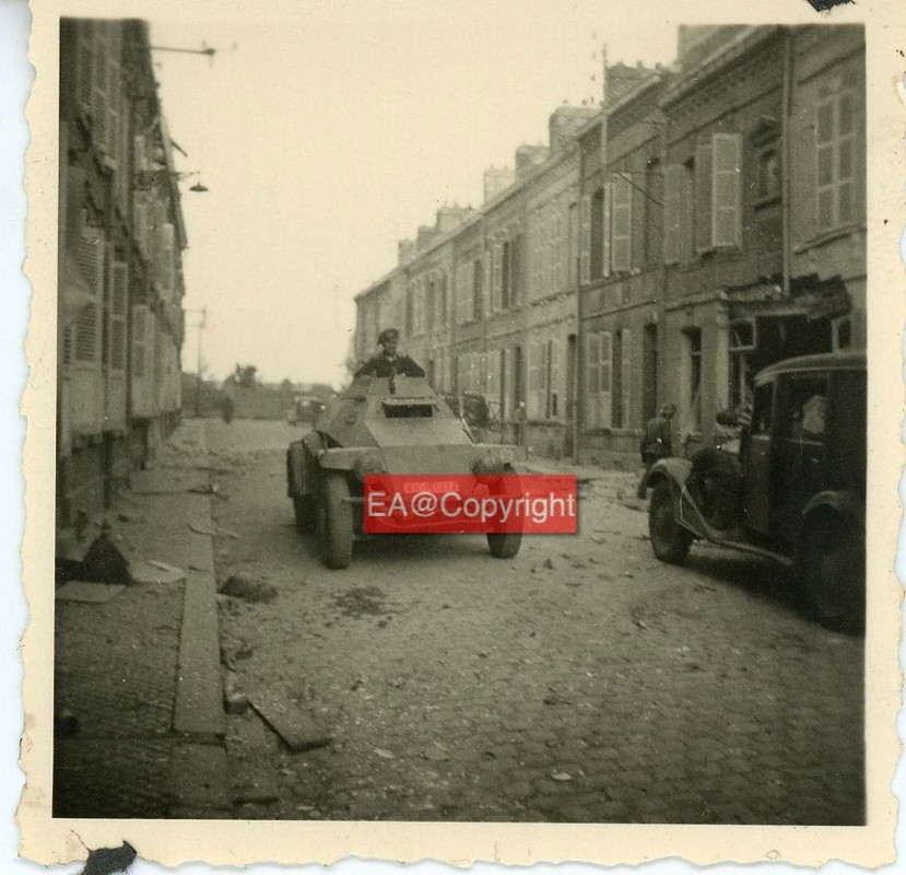 4 Rad Panzerspähwagen Panzer Frankreich Belgien 