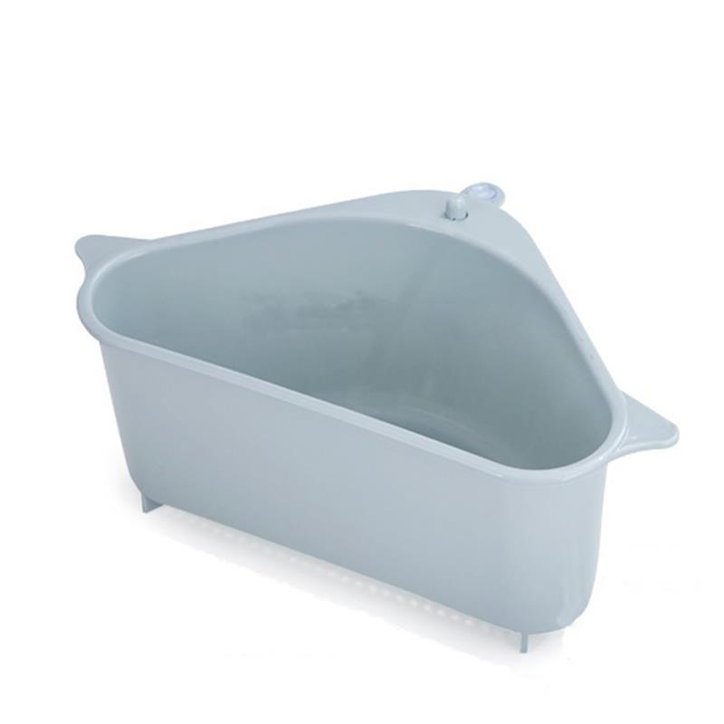 Strainer,triangular,sink,drain,basket,fruit,vegetable,cup,suction,kitchen,sponge,rack,storage,filter